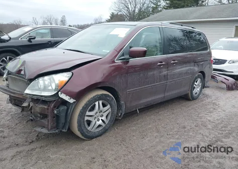 2007 Honda Odyssey Ex-L from USA, damaged, VIN 5FNRL38627B418676
